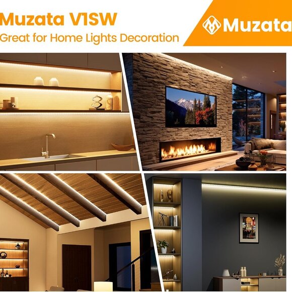 LED Adjustable Trimmable Housing Covers Light Diffuser Track 6.6ft 10pc - Picture 3 of 8